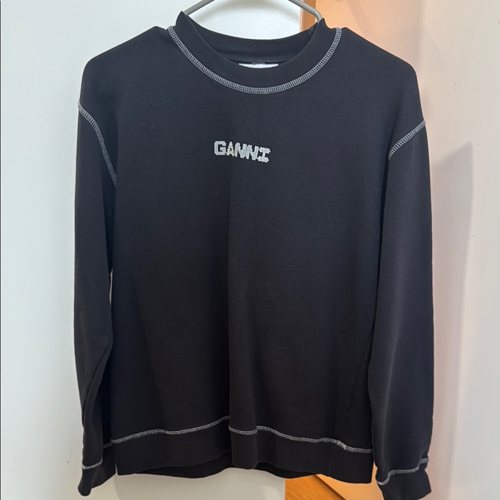 GANNI Black Sweatshirt